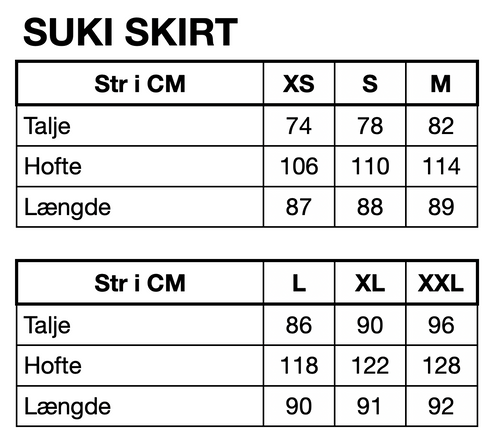 HUNKØN Suki Skirt Nederdele Rose