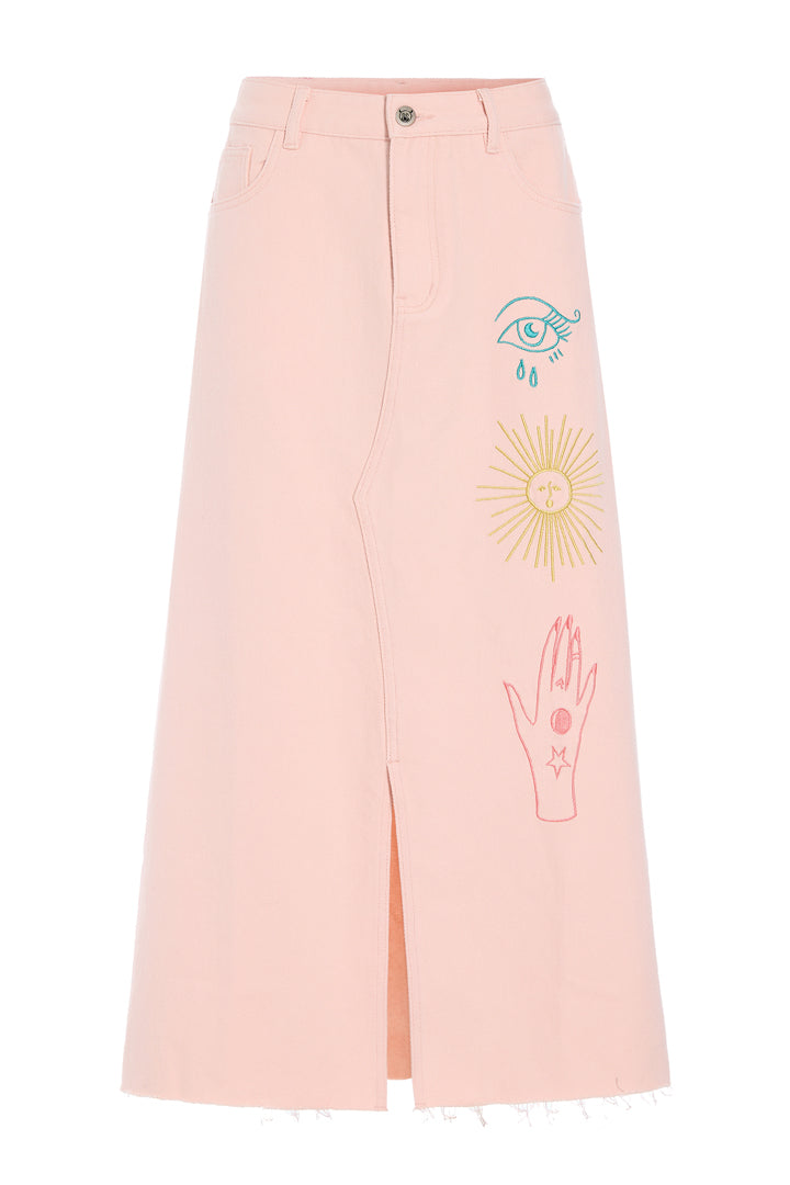 HUNKØN Suki Skirt Nederdele Rose