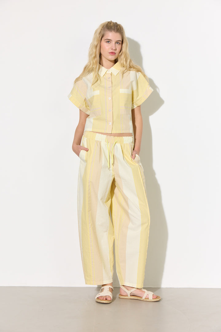 HUNKØN Tilly Trousers Bukser Yellow