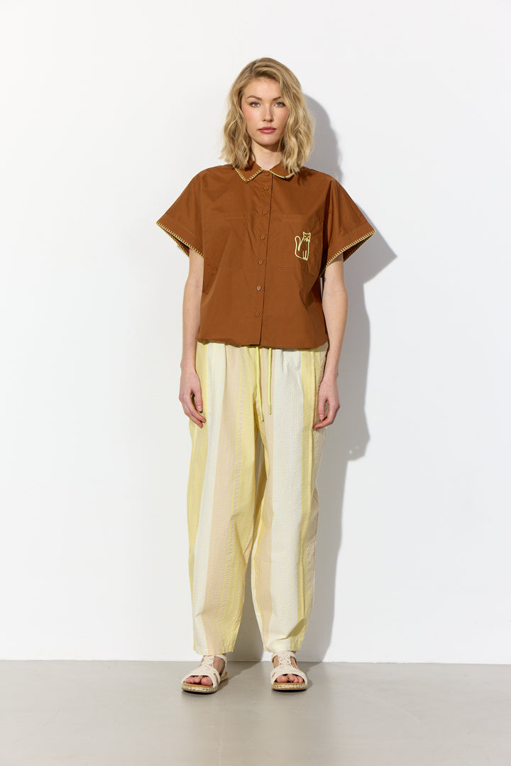 HUNKØN Tilly Trousers Bukser Yellow