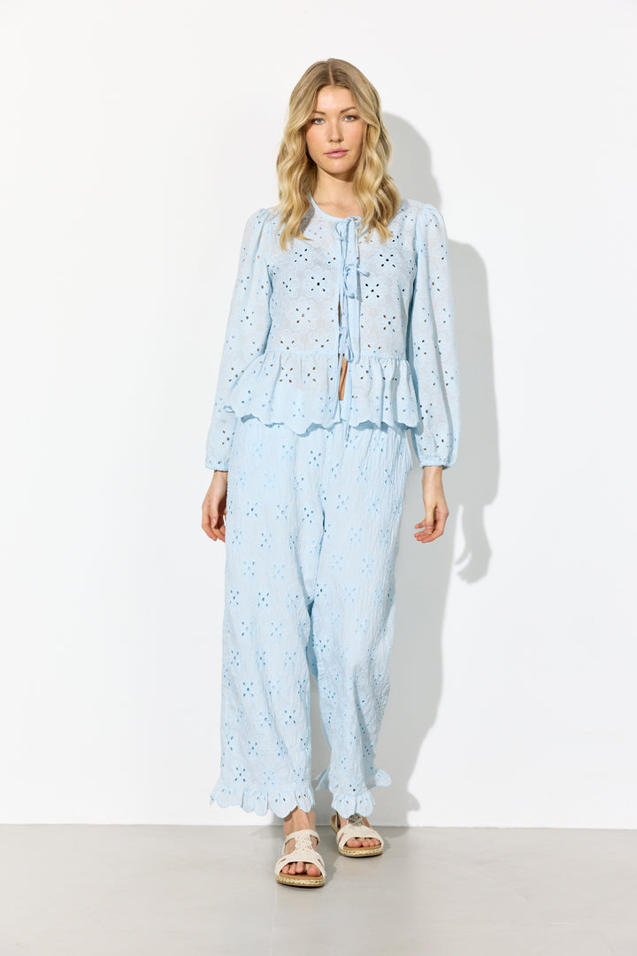 HUNKØN Vanya Shirt Skjorter Light Blue