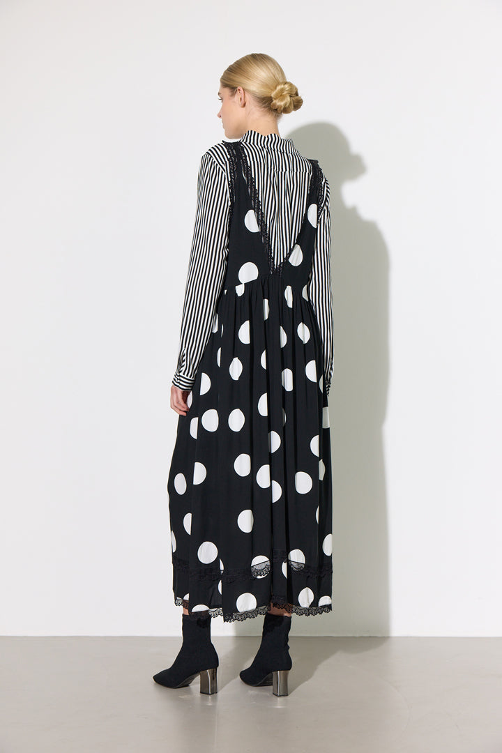 HUNKØN Vicky Dress Kjoler Big Dots
