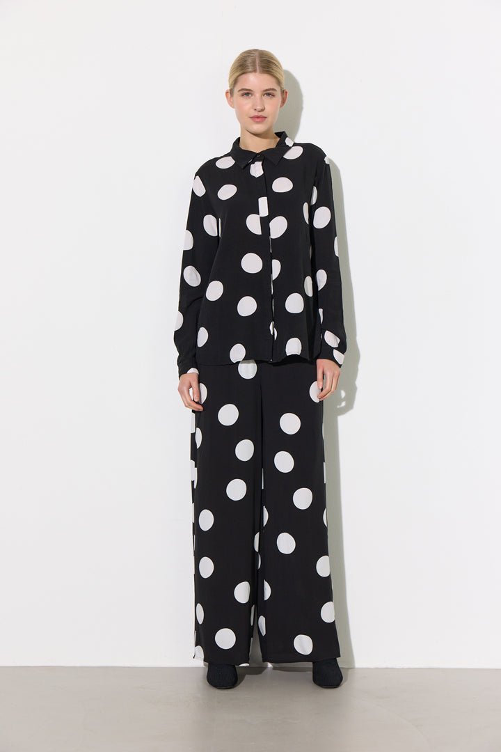 HUNKØN Vicky Shirt Skjorter Big Dots