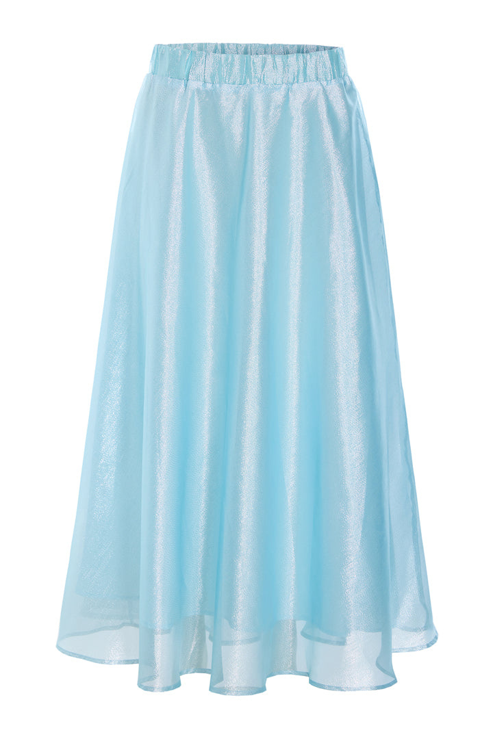 HUNKØN Zinnia Long Skirt Nederdele Blue
