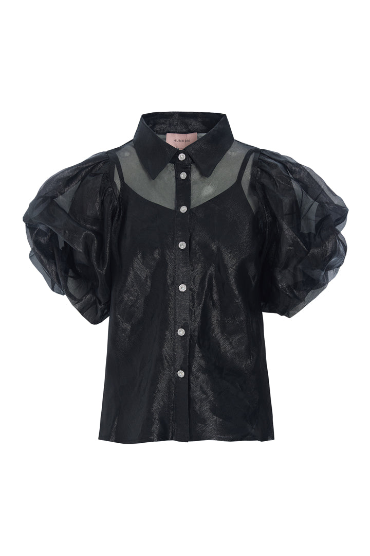 HUNKØN Zinnia Shirt Skjorter Black