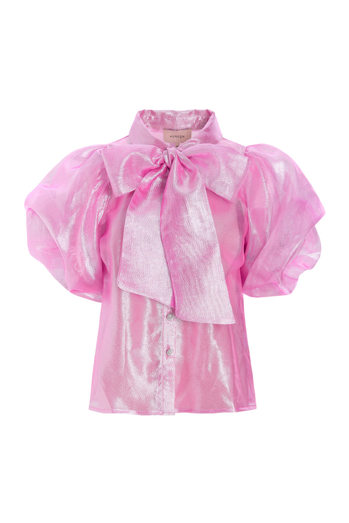 HUNKØN Zinnia Shirt Skjorter Hot Pink