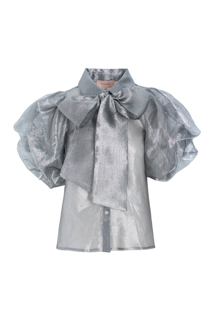 HUNKØN Zinnia Shirt Skjorter Silver