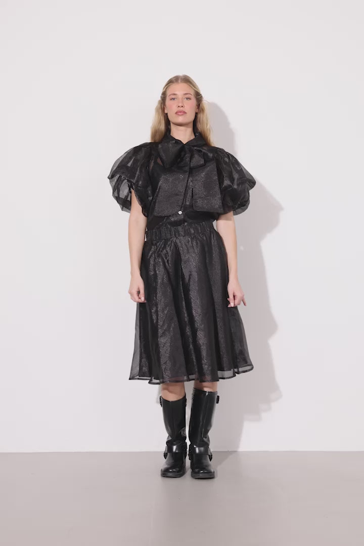 HUNKØN Zinnia Shirt Skjorter Black