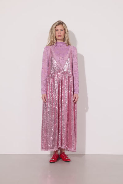 HUNKØN Bodil Dress Kjoler Pink