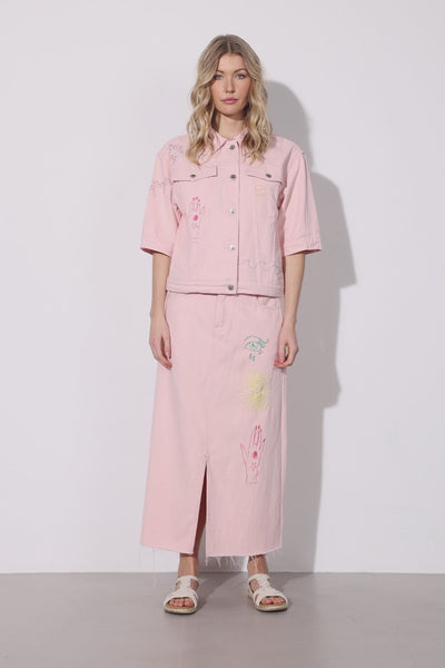 HUNKØN Suki Skirt Nederdele Rose