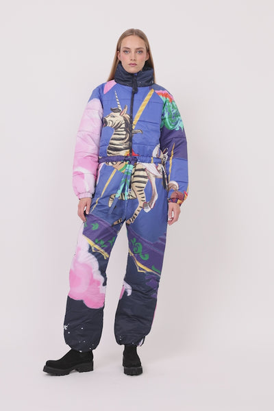 HUNKØN Kiwi Snowsuit Flyverdragter Dream Fairground Art Print