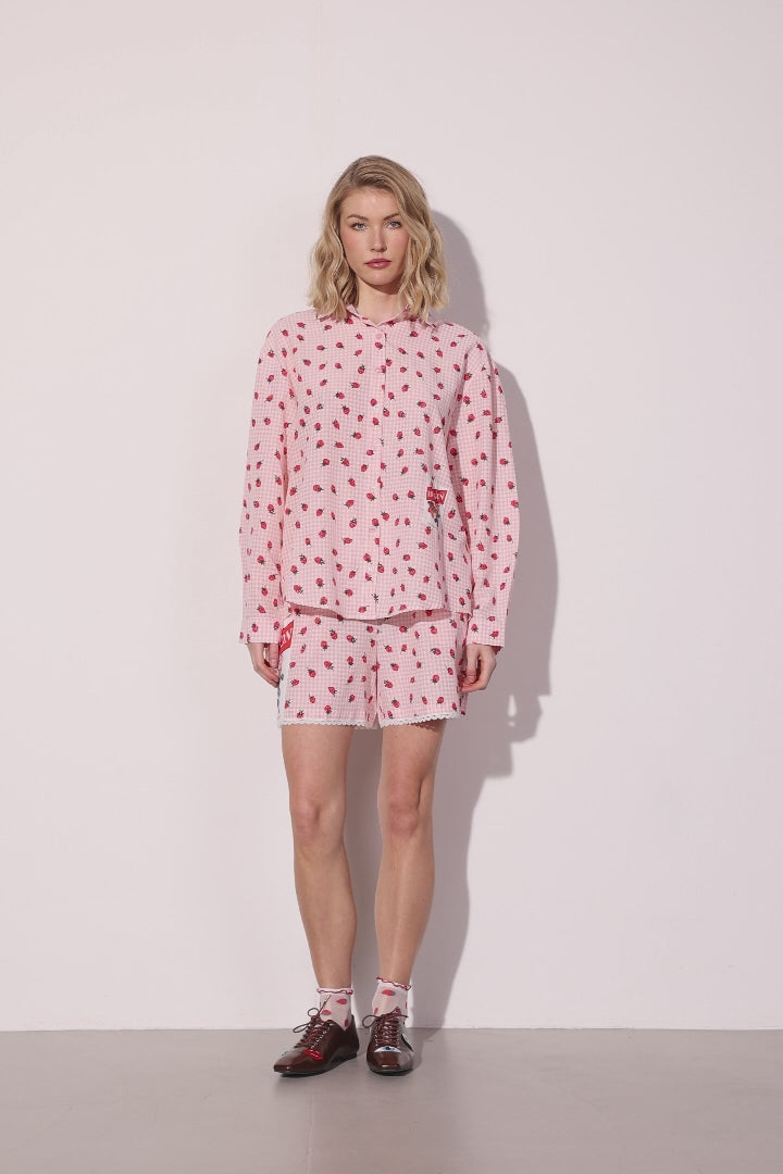 HUNKØN Ruth Shirt Skjorter Pink