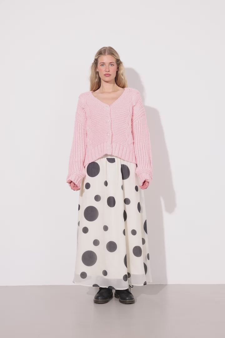 HUNKØN Blair Long Skirt Nederdele White