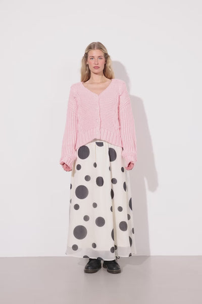 HUNKØN Blair Long Skirt Nederdele White
