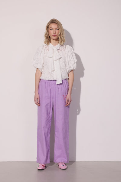 HUNKØN Nina Trousers Bukser Lavender