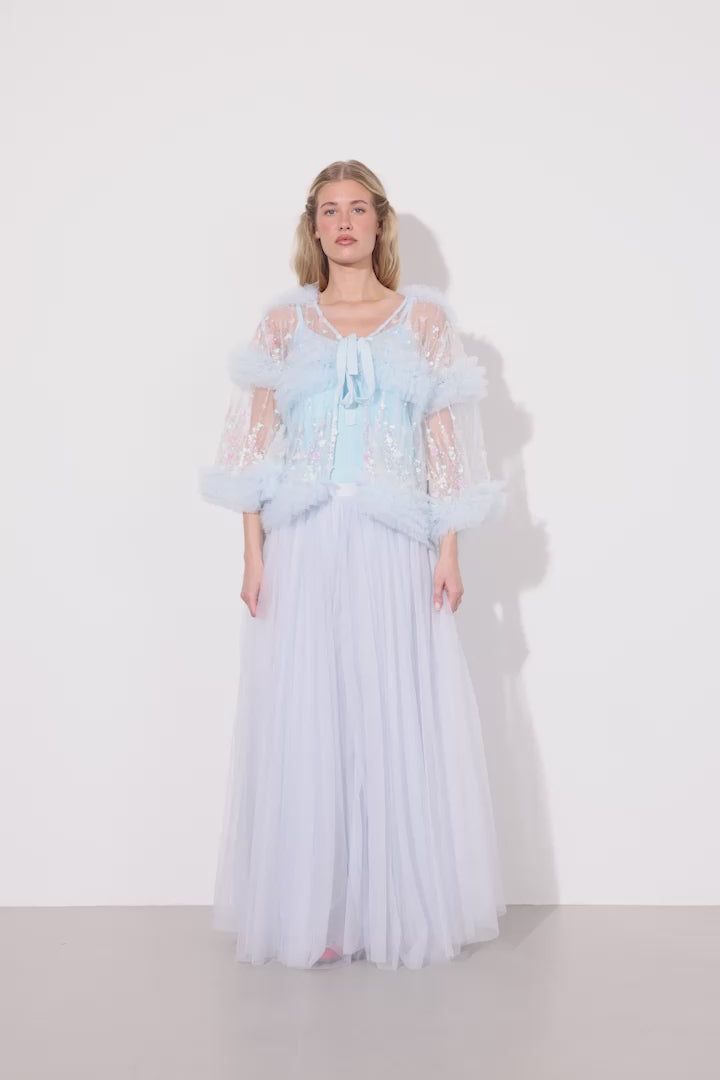 HUNKØN Bridget Skirt Nederdele Soft Blue