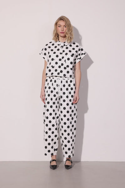 HUNKØN Divina Shirt Skjorter White w/ dots