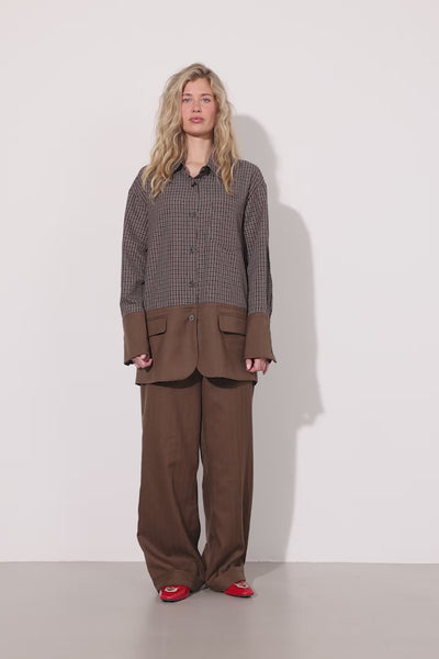 HUNKØN Irena Trousers Bukser Brown