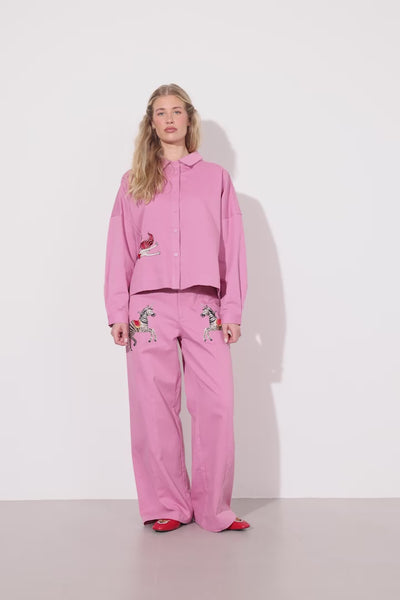 HUNKØN Electra Trousers Bukser Pink