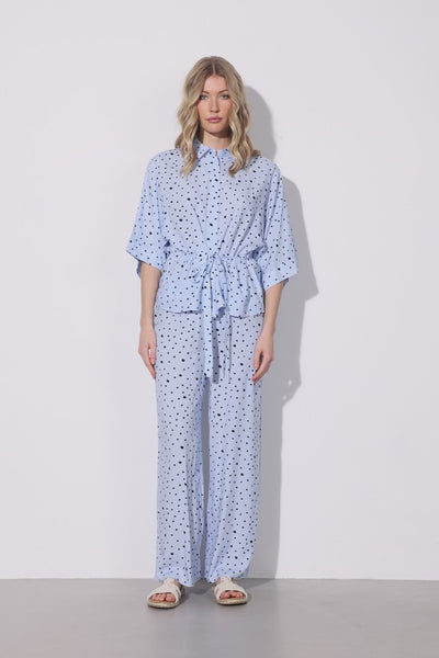 HUNKØN Kris Trousers Bukser Blue