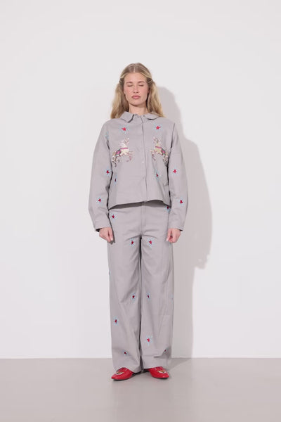 HUNKØN Electra Trousers Bukser Grey