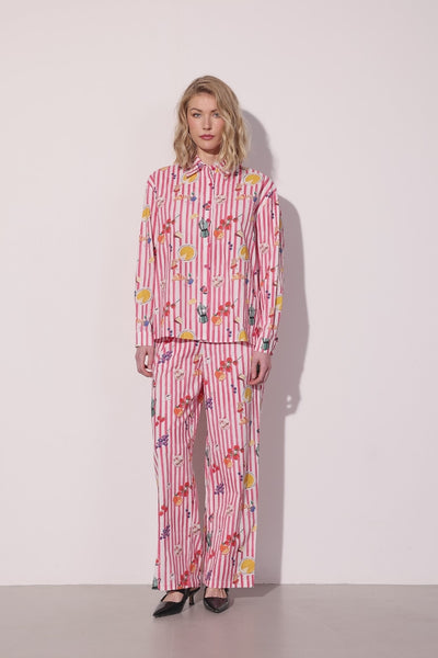 HUNKØN Jess Trousers Bukser Picnic Art Print