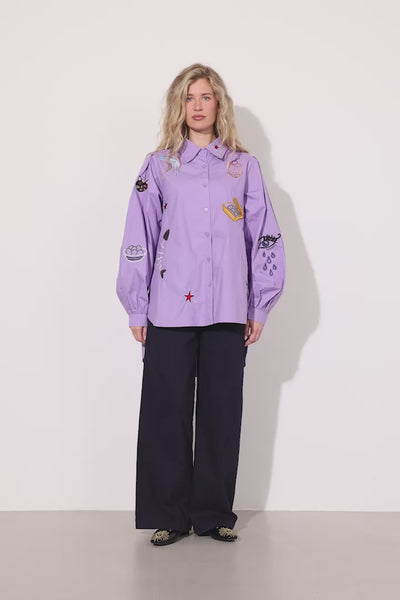 HUNKØN Sasha Shirt Skjorter Lavender