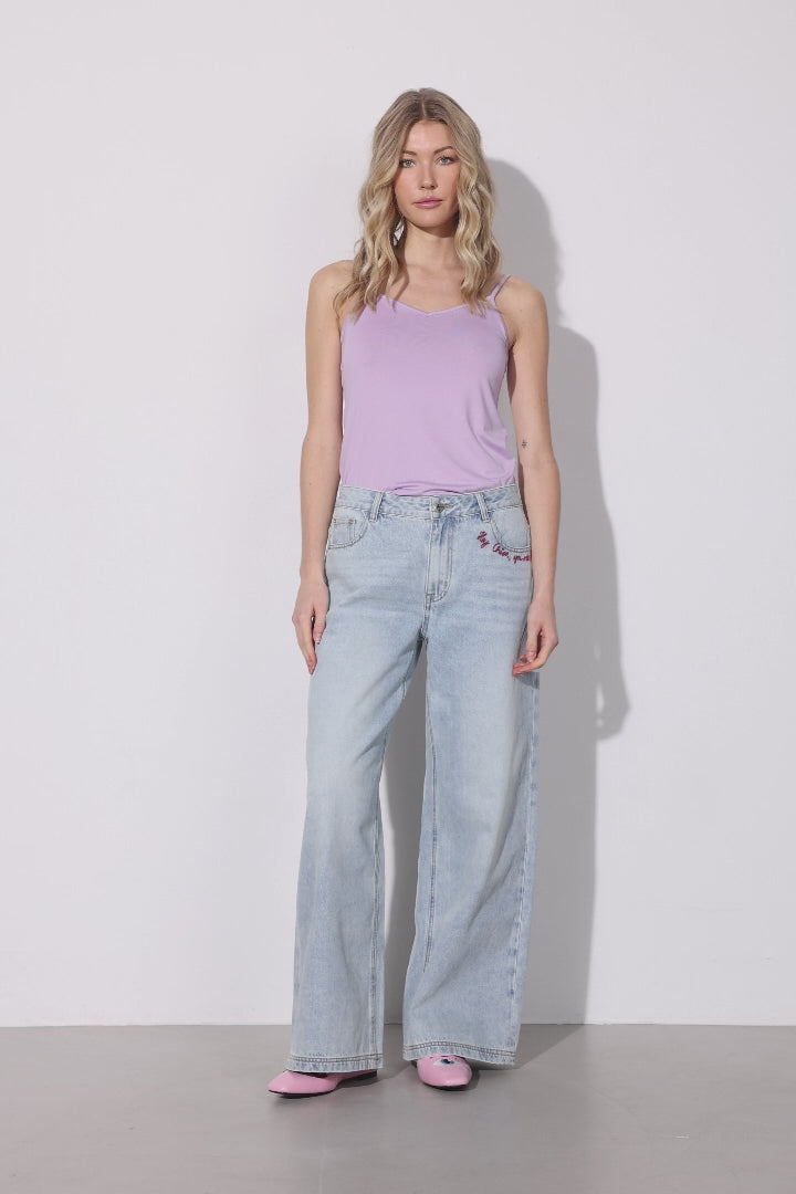 HUNKØN Tennie Jeans Bukser Light Denim