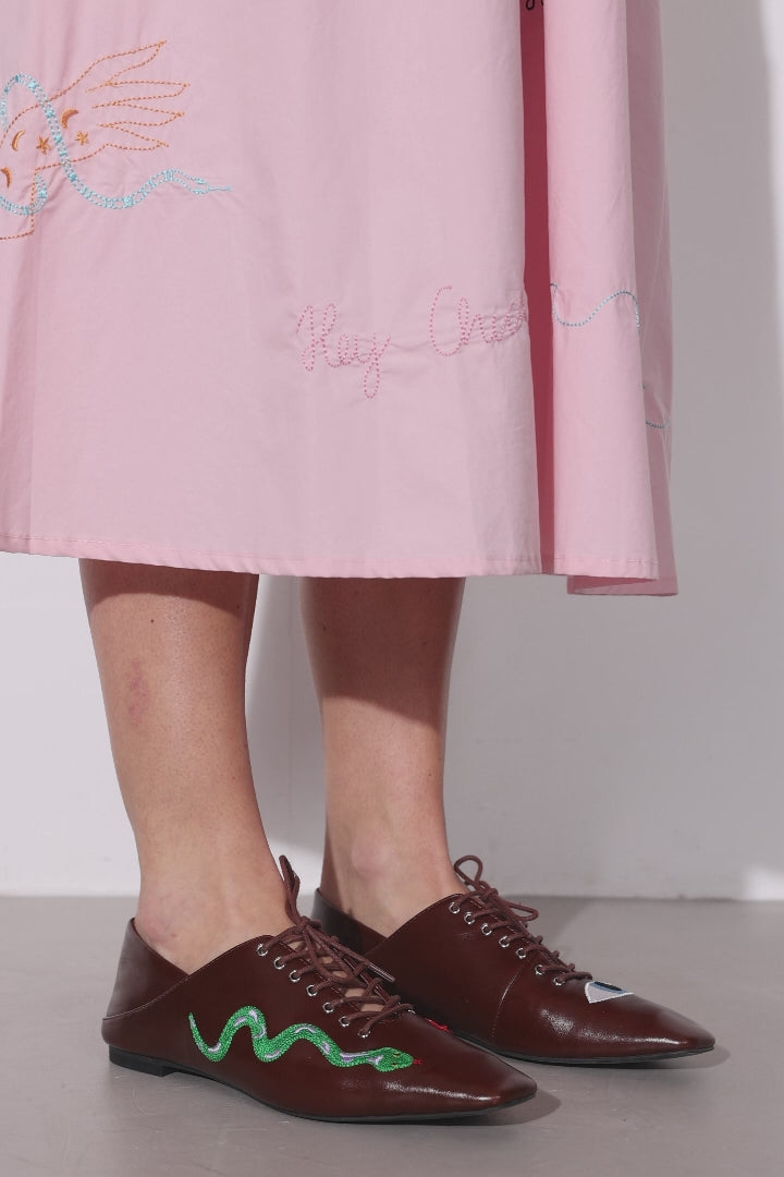 HUNKØN Elfrida Shoes Shoes Brown