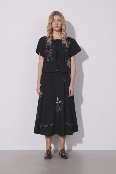 HUNKØN Nima Shirt Skjorter Black