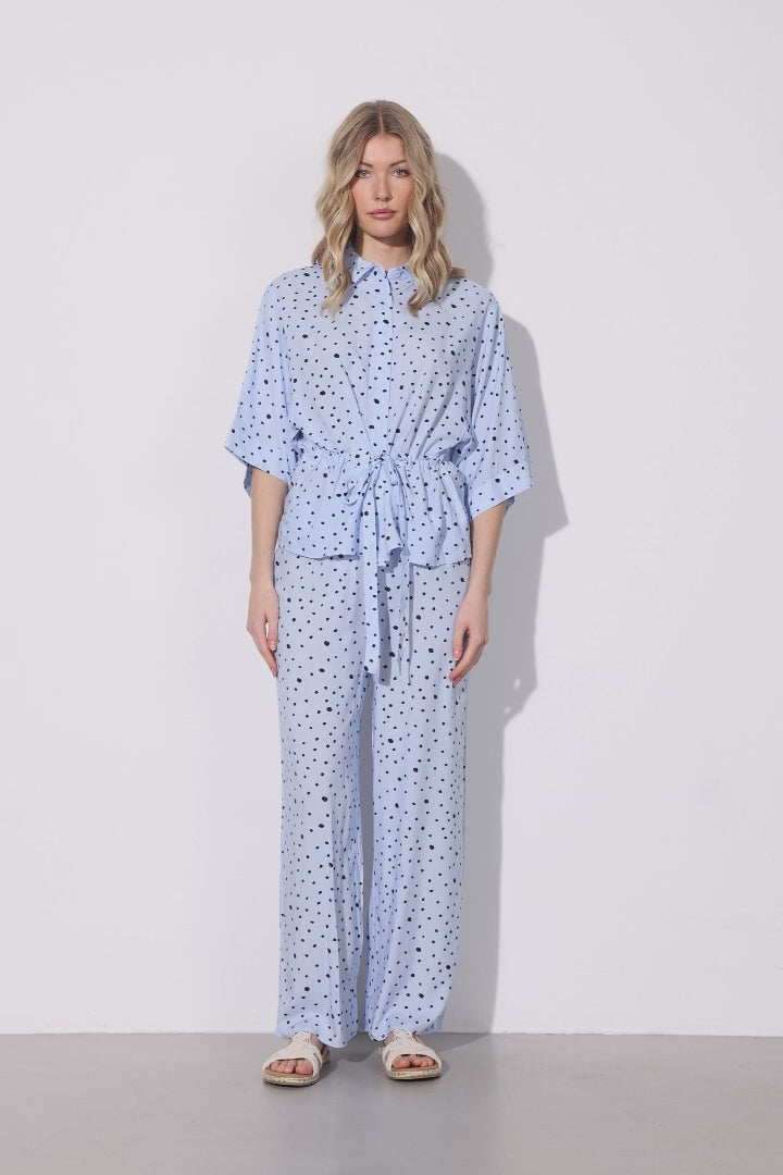 HUNKØN Kris Shirt Skjorter Blue