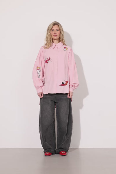 HUNKØN Sasha Shirt Skjorter Soft Pink