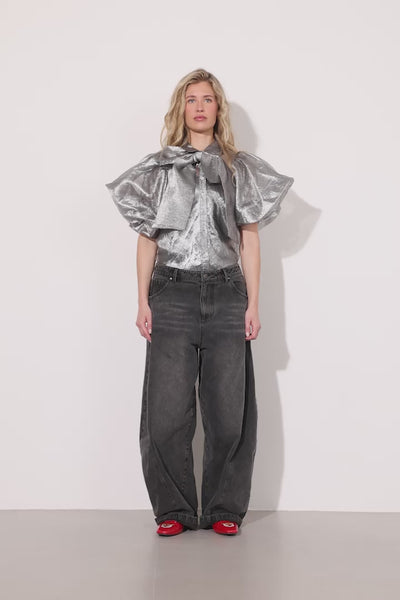 HUNKØN Zinnia Shirt Skjorter Silver