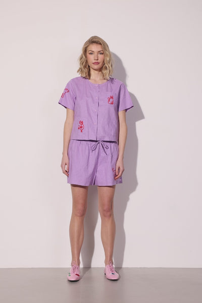 HUNKØN Nina Shorts Shorts Lavender